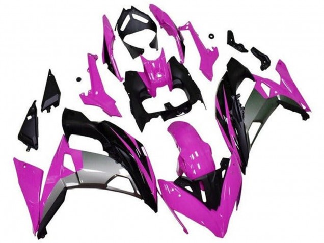 2017-2019 Kawasaki Ninja 650 EX650 Motorcycle Fairings - Pink Black Grey Canada Websites