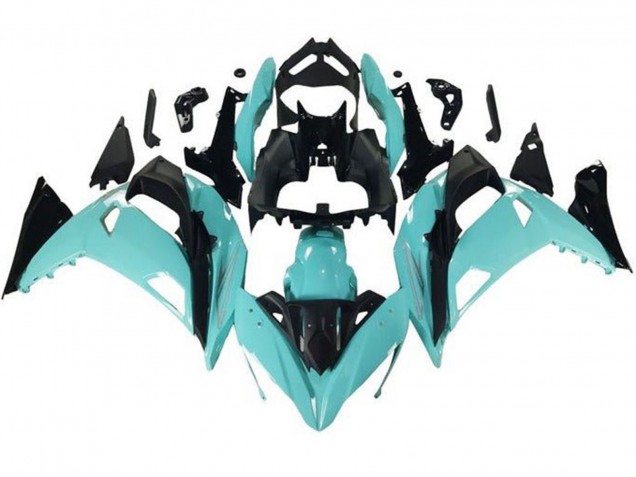 2017-2019 Kawasaki Ninja 650 EX650 Motorcycle Fairings - Light Blue Black Canada Websites