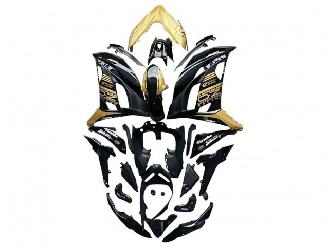 2017-2019 Kawasaki Ninja 650 EX650 Motorcycle Fairings - Gold Black Canada Websites