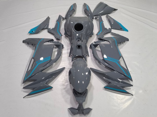 2020-2025 Kawasaki Ninja 650 EX650 Motorcycle Fairings - Grey Blue Canada Websites