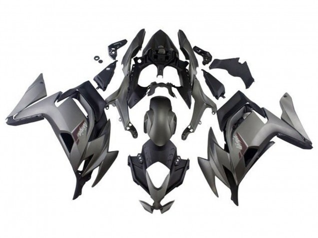 2020-2025 Kawasaki Ninja 650 EX650 Motorcycle Fairings - Matte Grey Matte Black Canada Websites