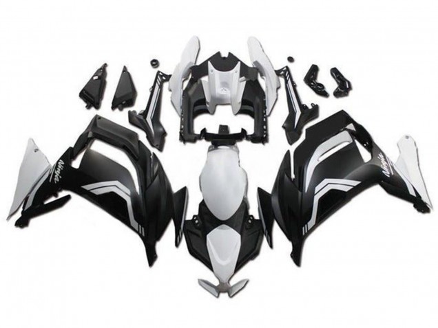 2020-2025 Kawasaki Ninja 650 EX650 Motorcycle Fairings - White Matte Black Canada Websites