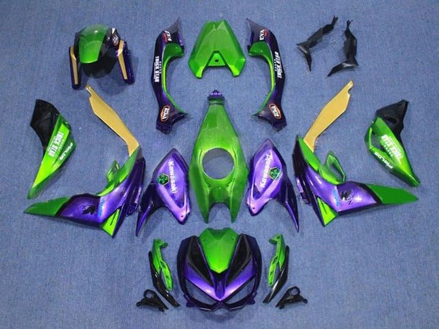 2014-2019 Kawasaki Z1000 Motorcycle Fairings - Green Yellow Purple Black Canada Websites