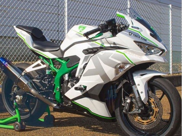2019-2025 Kawasaki ZX25R ZX-25R Motorcycle Fairings - White Silver Green Canada Websites