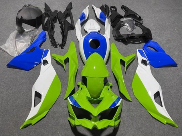 2019-2025 Kawasaki ZX25R ZX-25R Motorcycle Fairings - White Blue Green Canada Websites
