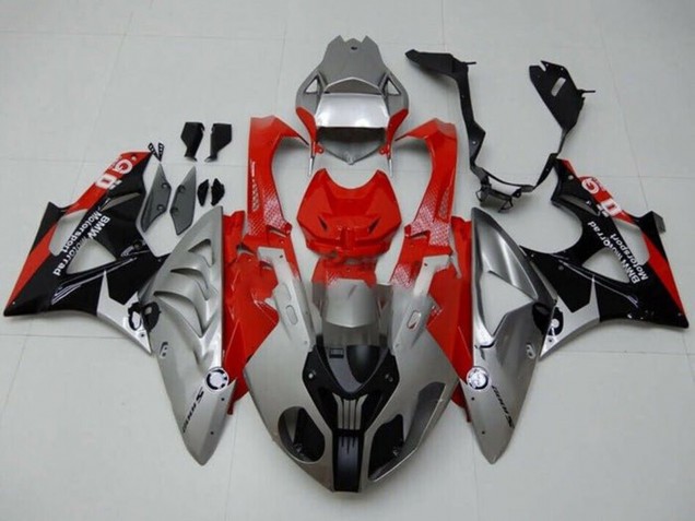 2009-2014 BMW S1000RR Motorcycle Fairings - Silver Red Black Canada Websites