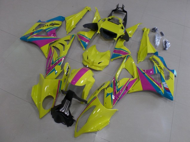2009-2014 BMW S1000RR Motorcycle Fairings - Yellow Pink Blue Canada Websites