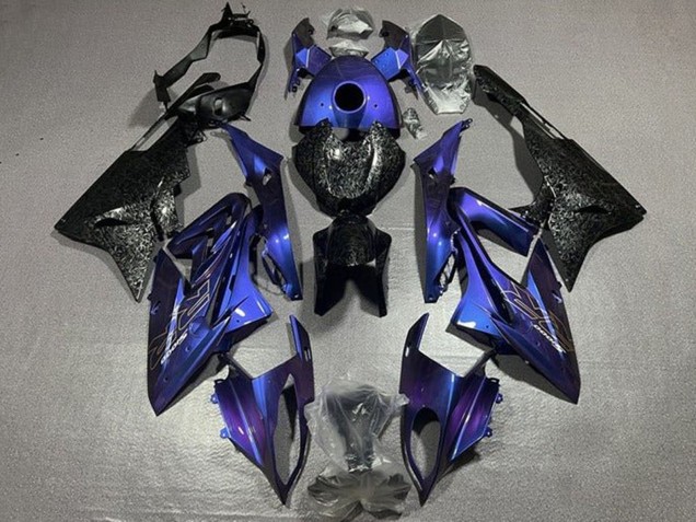 2015-2016 BMW S1000RR Motorcycle Fairings - Purple Faux Forged Carbon Fiber Canada Websites