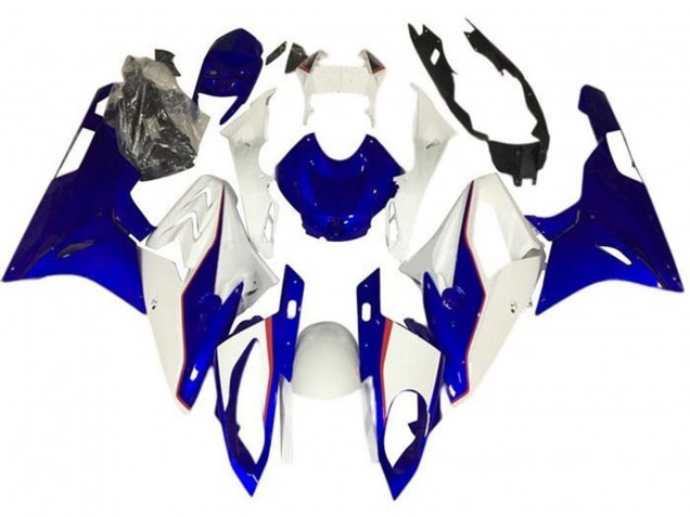 2015-2016 BMW S1000RR Motorcycle Fairings - White Red Blue Pinstripe Canada Websites