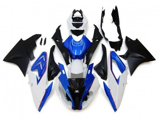 2017-2018 BMW S1000RR Motorcycle Fairings - White Blue Matte Black Canada Websites