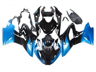 2017-2018 BMW S1000RR Motorcycle Fairings - Blue Glossy Black Fade Canada Websites