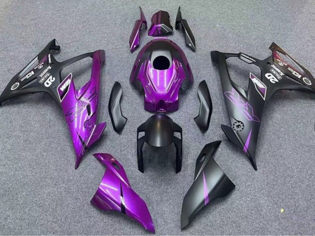 2019-2022 BMW S1000RR Motorcycle Fairings - Matte Black Purple Canada Websites