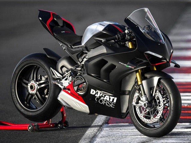2022-2024 Ducati Panigale V4 V4S Motorcycle Fairings - Matte Black Silver Red Canada Websites