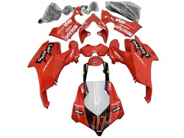 2020-2021 Ducati Panigale V4 V4S Motorcycle Fairings - Red Glossy Black Lenovo 117 Canada Websites