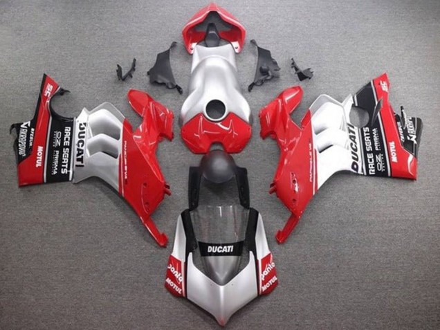 2020-2021 Ducati Panigale V4 V4S Motorcycle Fairings - Silver Red Glossy Black Canada Websites