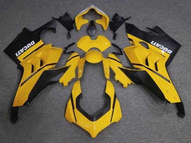 2020-2021 Ducati Panigale V4 V4S Motorcycle Fairings - Yellow White Matte Black Canada Websites