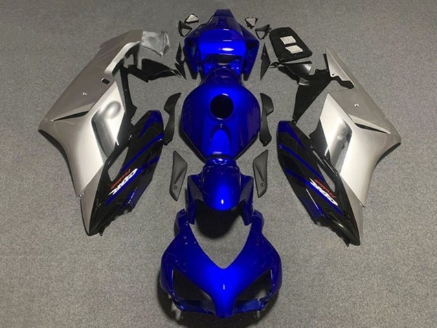 2004-2005 Honda CBR1000RR Motorcycle Fairings - Silver Dark Blue Canada Websites