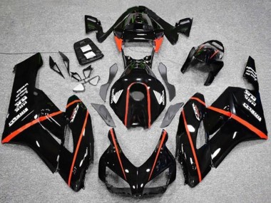 2004-2005 Honda CBR1000RR Motorcycle Fairings - Glossy Black Red Stripe Canada Websites