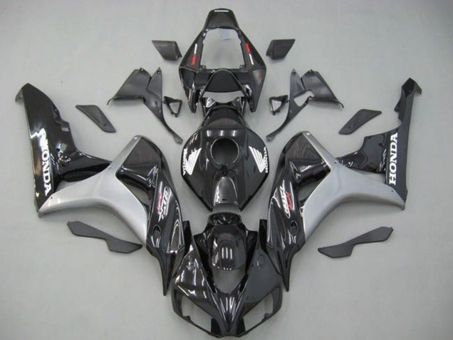 2006-2007 Honda CBR1000RR Motorcycle Fairing - Silver Glossy Black Canada Websites
