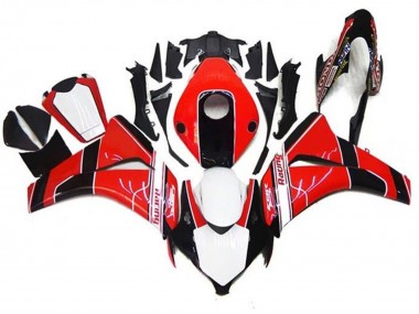 2008-2011 Honda CBR1000RR Motorcycle Fairings - Red White Glossy Black Stripe Canada Websites
