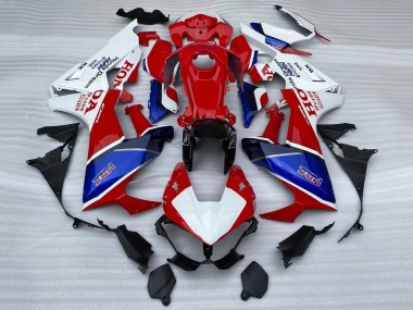 2017-2023 Honda CBR1000RR Motorcycle Fairings - White Red Blue HRC Canada Websites