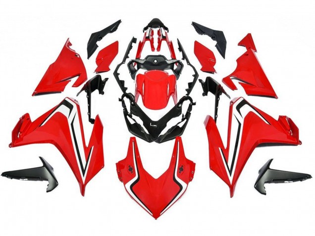2019-2021 Honda CBR500R Motorcycle Fairing Kits - Red White Black Canada Websites