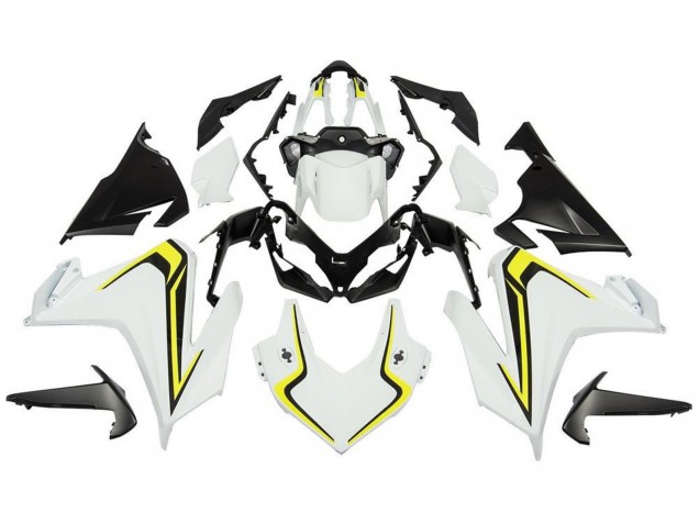2019-2021 Honda CBR500R Motorcycle Fairings - White Yellow Black Canada Websites