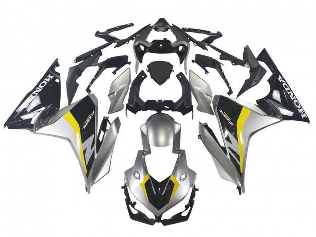 2019-2021 Honda CBR500R Motorcycle Fairing - Silver Glossy Black Yellow Canada Websites