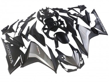 2019-2021 Honda CBR500R Motorcycle Fairings - Silver Matte Black Canada Websites