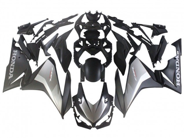 2022-2023 Honda CBR500R Abs Motorcycle Fairings - Silver Grey Matte Black Canada Websites