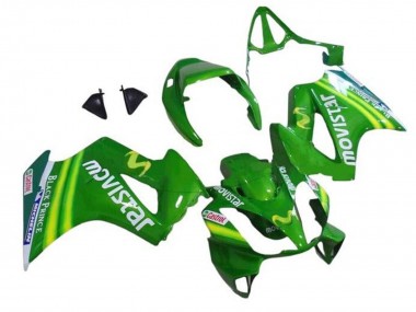2002-2013 Honda VFR 800 Motorcycle Fairings - Green MoviStar Castrol Canada Websites