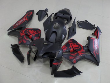 2005-2006 Honda CBR600RR Motorcycle Fairings - Matte Black Matte Red Gear Canada Websites