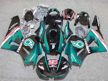 2013-2023 Honda CBR600RR Motorcycle Fairings - Teal Blue Glossy Black Petronas 20 Canada Websites