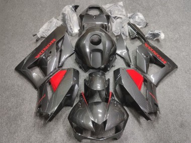 2013-2023 Honda CBR600RR Motorcycle Fairings - Faux Carbon Fiber Red Canada Websites