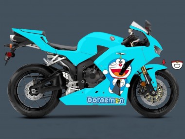 2013-2023 Honda CBR600RR Motorcycle Fairings - Light Blue Doraemon Canada Websites