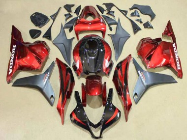 2009-2012 Honda CBR600RR Motorcycle Fairings - Silver Red Glossy Black Canada Websites