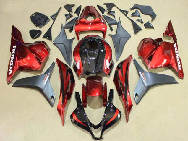 2009-2012 Honda CBR600RR Motorcycle Fairings - Silver Red Glossy Black Canada Websites