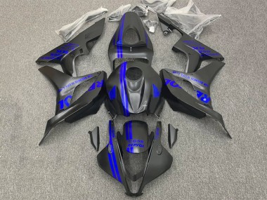 2007-2008 Honda CBR600RR Motorcycle Fairings - Blue Matte Black Repsol Canada Websites