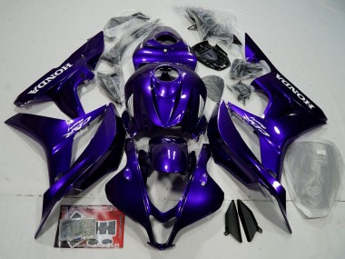 2007-2008 Honda CBR600RR Bike Fairings - Blue Glossy Black Canada Websites