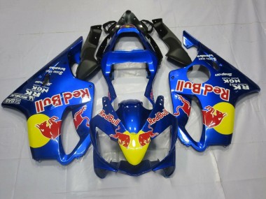 2001-2003 Honda CBR600 F4i Motorcycle Fairings - Blue Yellow Red Bull Canada Websites