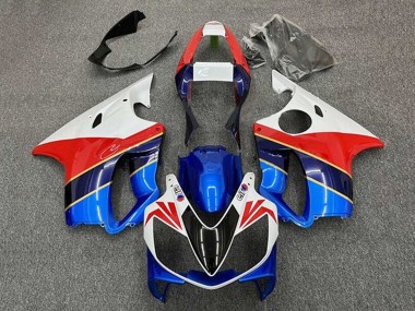2001-2003 Honda CBR600 F4i Motorcycle Fairings - White Red Blue Dark Blue Canada Websites