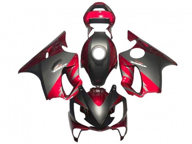 2001-2003 Honda CBR600 F4i Motorcycle Fairings - Red Matte Black Canada Websites