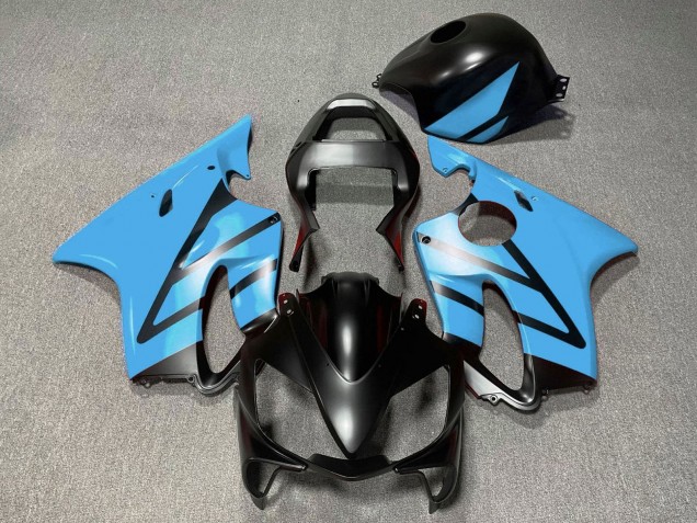 2001-2003 Honda CBR600 F4i Motorcycle Fairings - Light Blue Matte Black Canada Websites