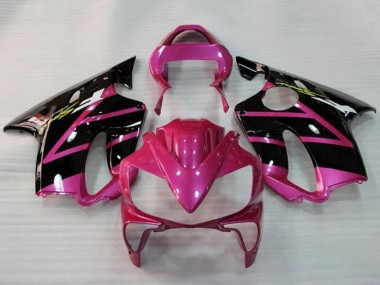 2001-2003 Honda CBR600 F4i Motorcycle Fairings - Pink Glossy Black Stripe Canada Websites