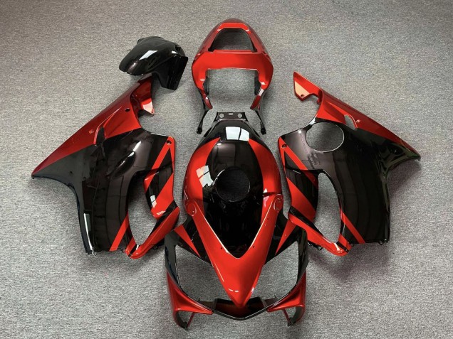 2001-2003 Honda CBR600 F4i Motorcycle Fairings - Red Glossy Black Canada Websites