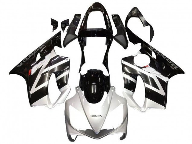 2001-2003 Honda CBR600 F4i Motorcycle Fairings - Silver Glossy Black Canada Websites