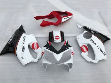 2001-2003 Honda CBR600 F4i Motorcycle Fairings - White Red Glossy Black Konica Minolta Canada Websites