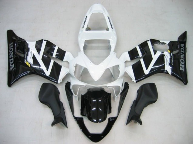 2001-2003 Honda CBR600 F4i Motorcycle Fairings - White Glossy Black Canada Websites