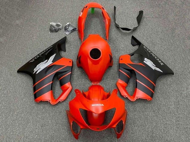 2004-2007 Honda CBR600 F4i Motorcycle Fairings - Red Matte Black Canada Websites