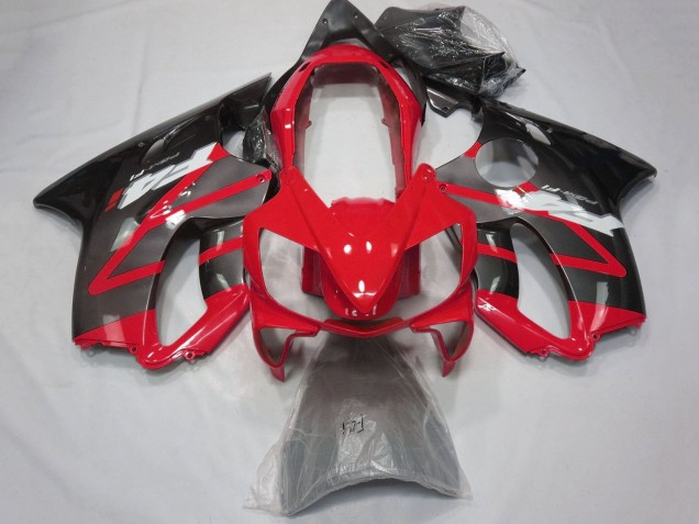 2004-2007 Honda CBR600 F4i Motorcycle Fairings - Red Grey Glossy Black Canada Websites